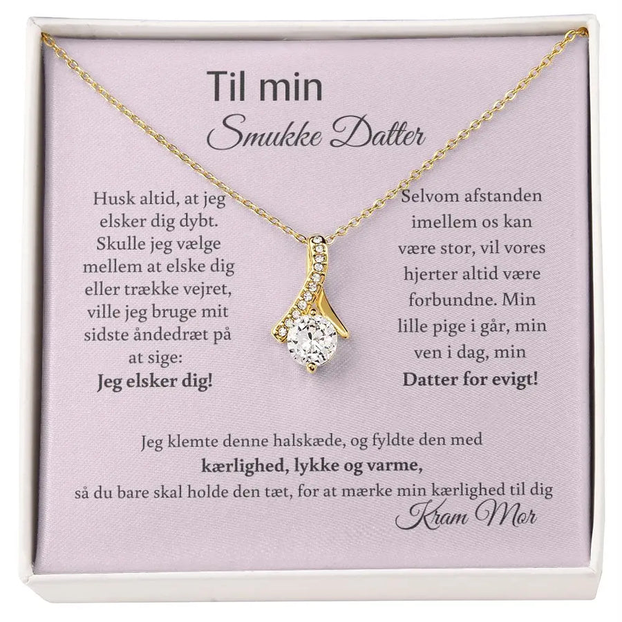 Alluring Beauty Rustfri stål, belagt med Guld. Engeldesign. Gave til min datter