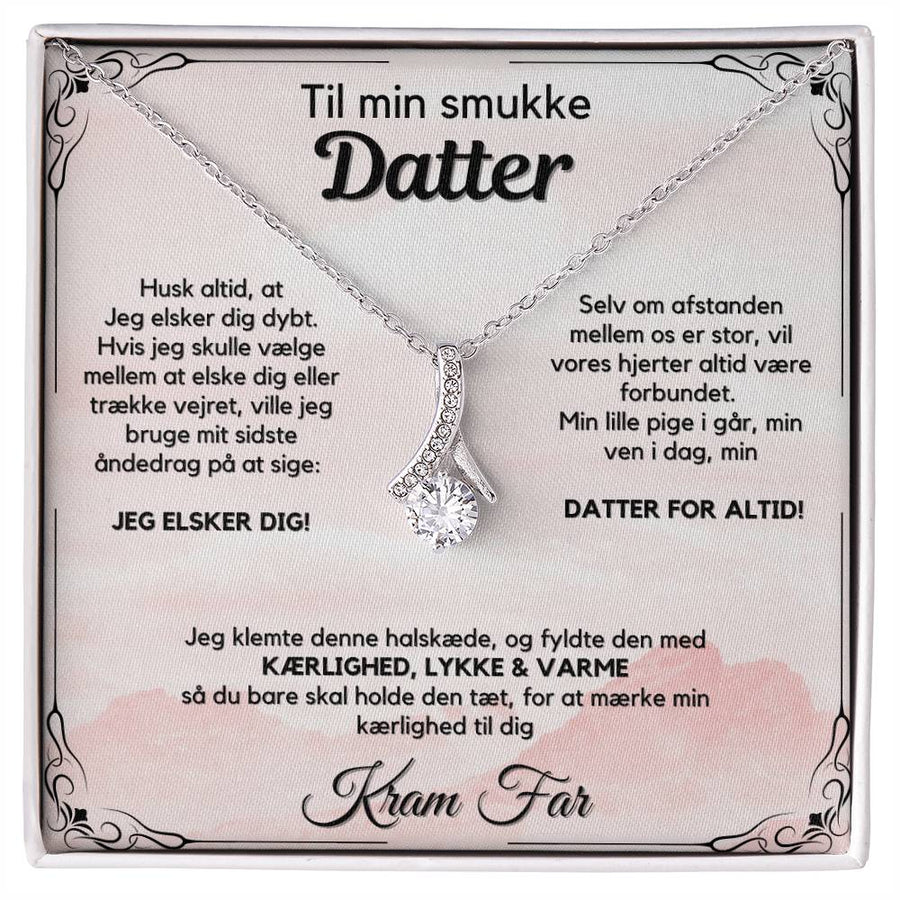 Smuk halskæde fra far til datter