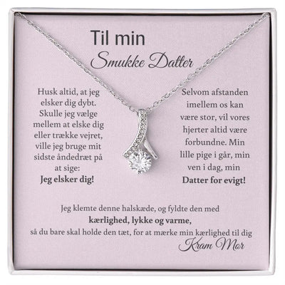 Alluring Beauty Rustfri stål, Engeldesign. Gave til min datter