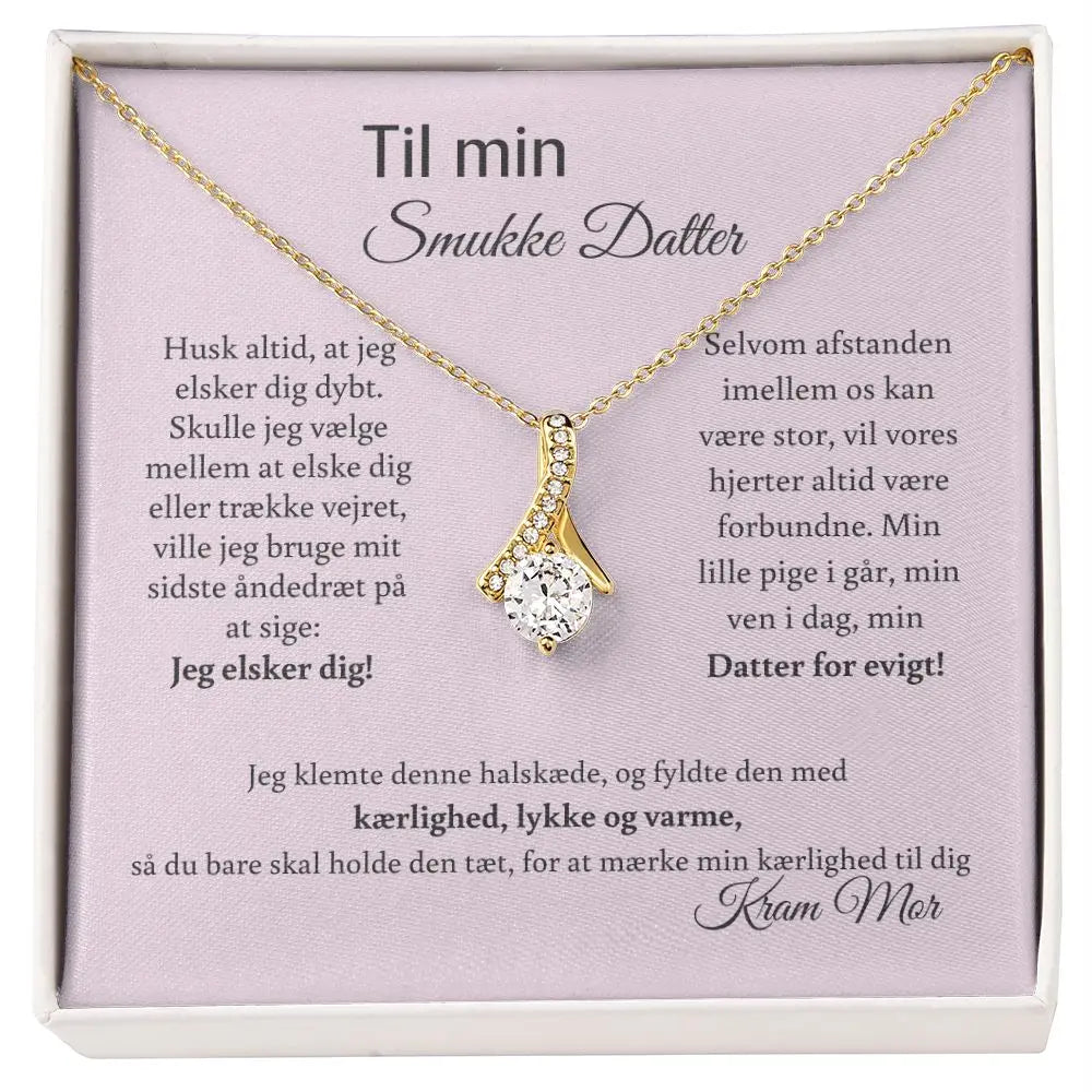 Alluring Beauty Rustfri stål, belagt med Guld. Engeldesign. Gave til min datter