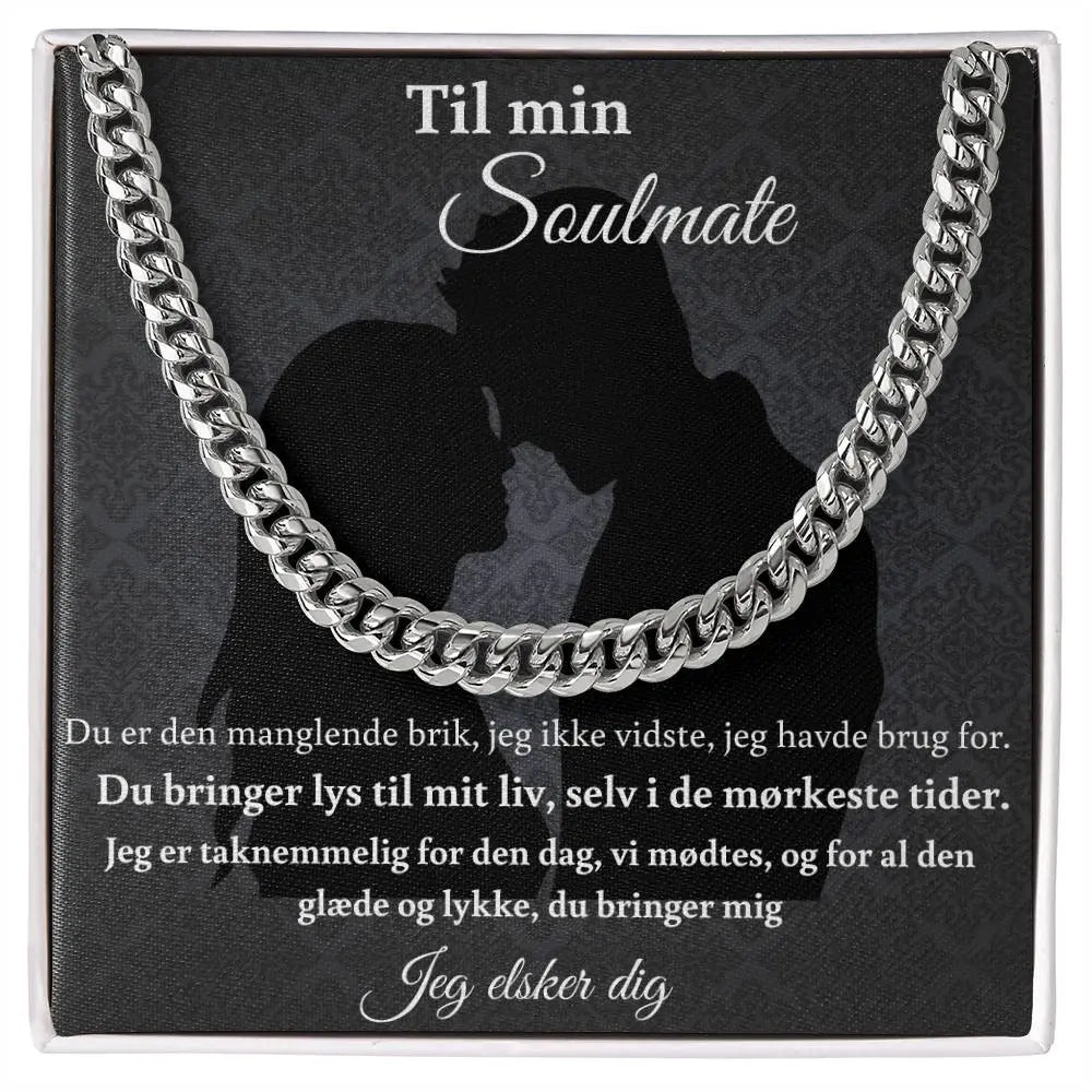 Gave til min mand, min soulmate. Personlig gave til ham.