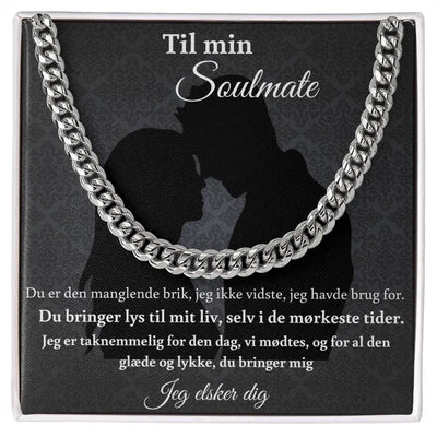 Gave til min mand, min soulmate. Personlig gave til ham.