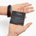 Love You Forever armbånd til mand i standard gaveæske