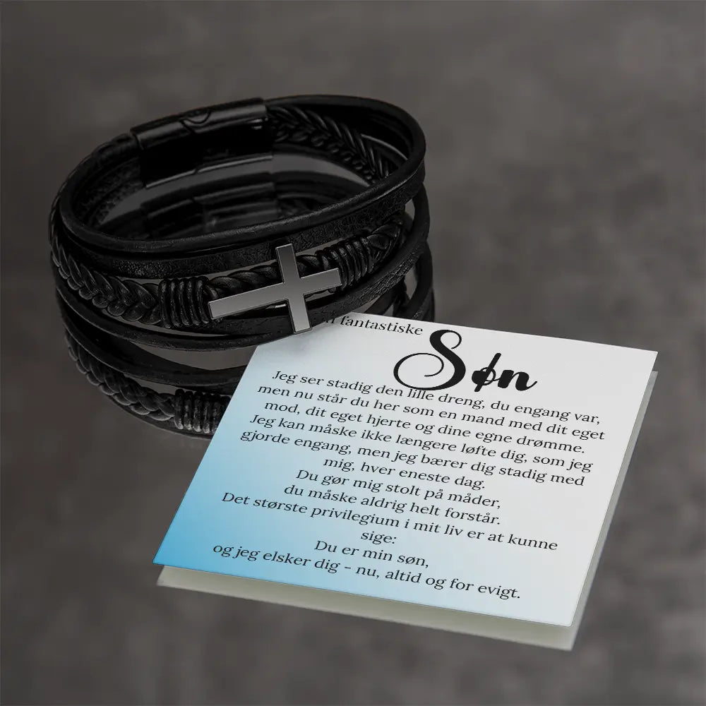 Armbånd til søn med kors – betydningsfuld gave fra forældre fyldt med følelser