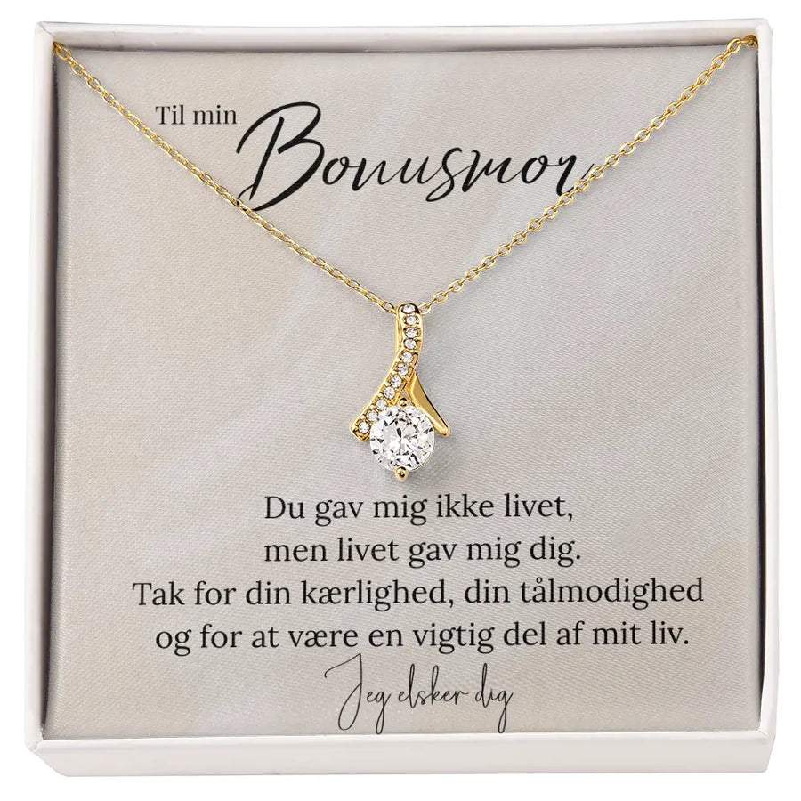 En betydningsfuld gave til din bonusmor – et smykke der siger tak fra hjertet