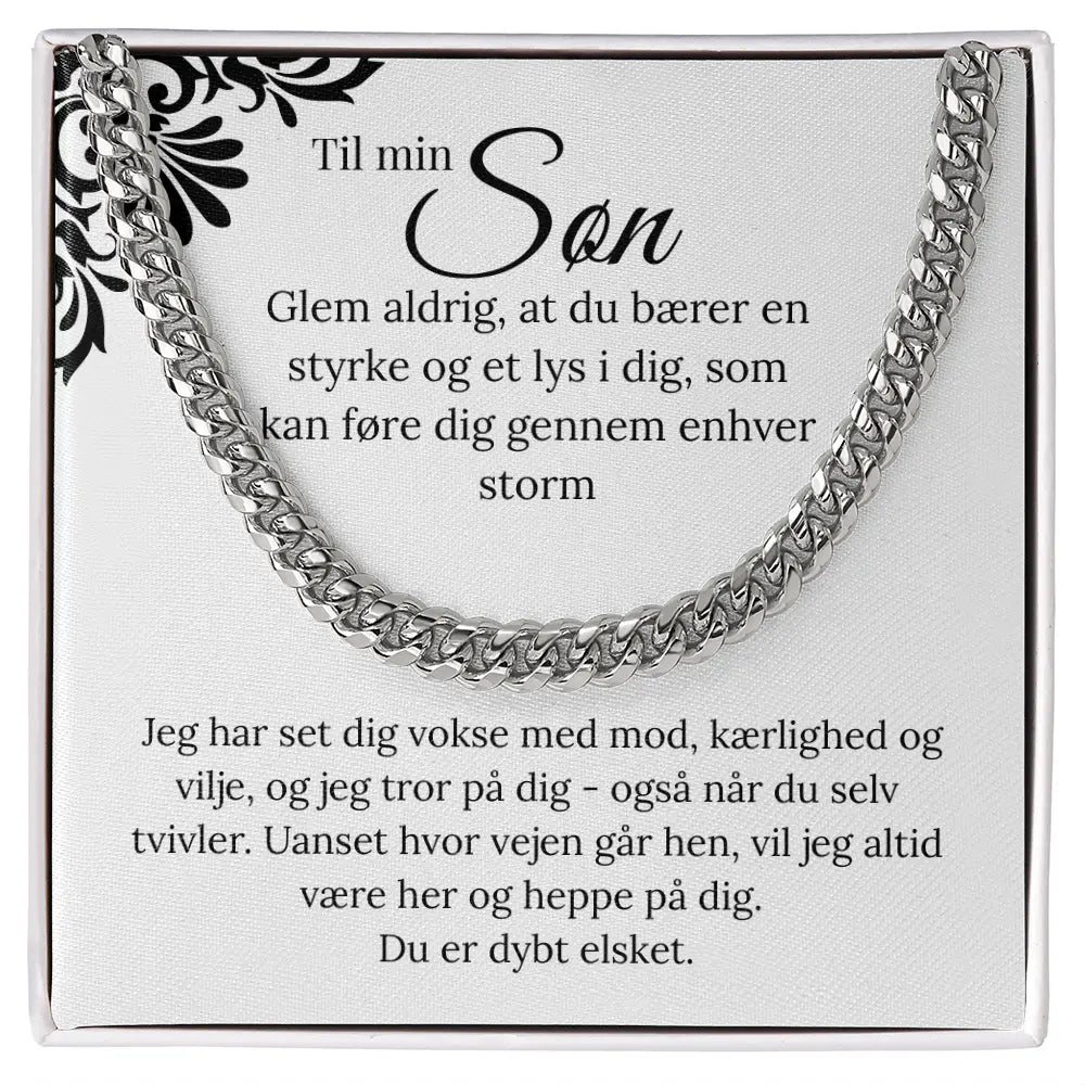 Elegant Cuban Link halskæde til ham – et symbol på styrke, stil og betydning