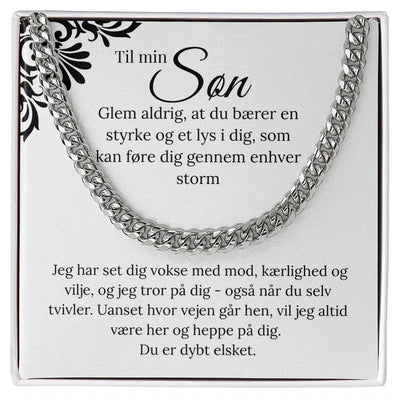 Elegant Cuban Link halskæde til ham – et symbol på styrke, stil og betydning