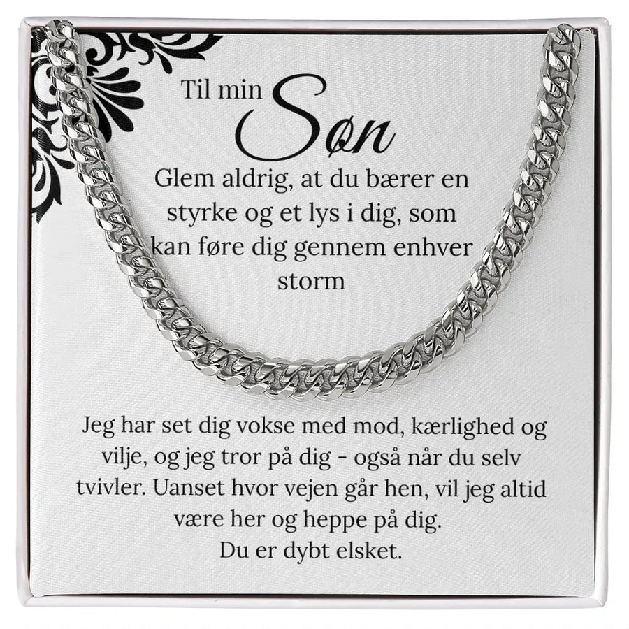 Elegant Cuban Link halskæde til ham – et symbol på styrke, stil og betydning