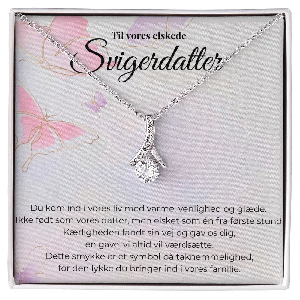 Gave til svigerdatter fra svigerforældre med rørende budskab