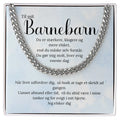 Hvidguld-kæde til barnebarn – personlig gave med varm og kærlig hilsen fra bedsteforælder