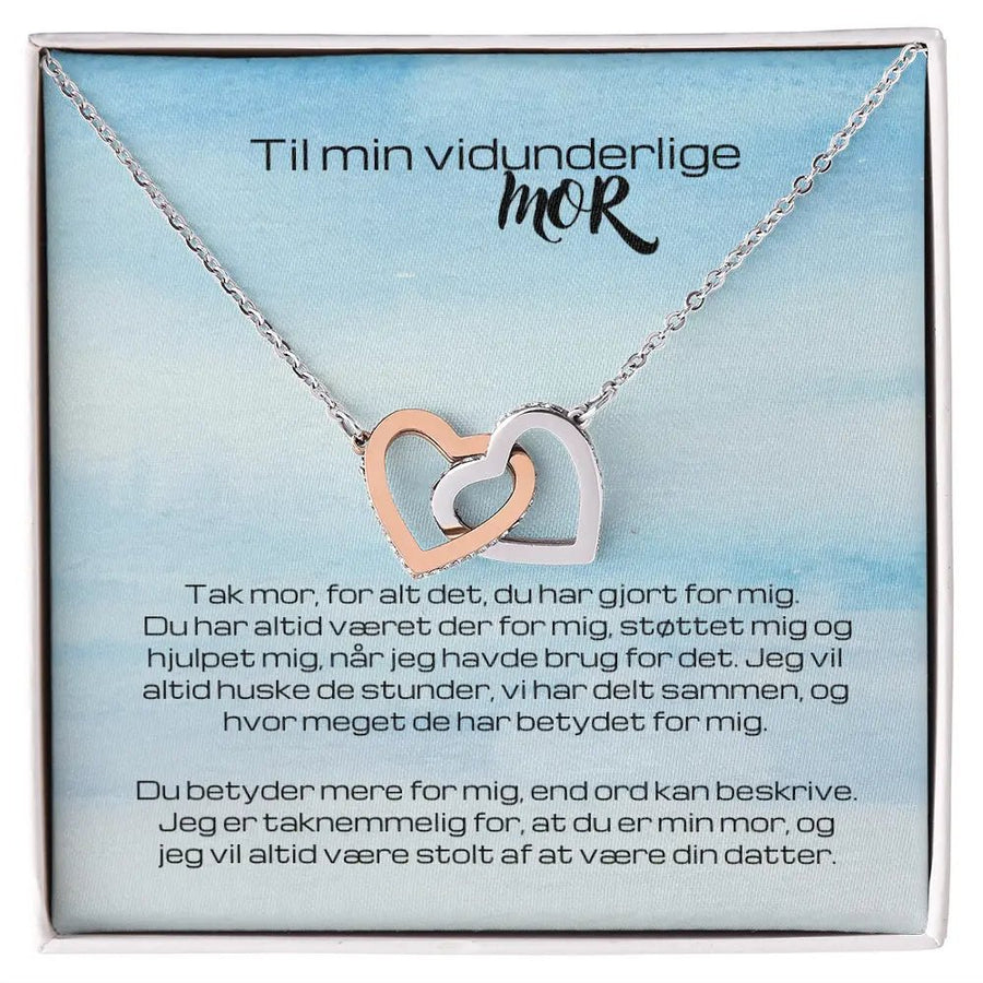 Mors dag halskæde, Kæde med to hjerter. 