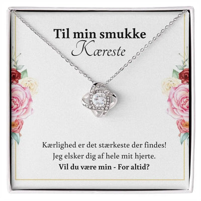 Gave til kæreste. Frieri, Bryllup, halskæde rustfri stål