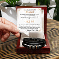 Kobberbryllup gave armbånd til mand fra kone