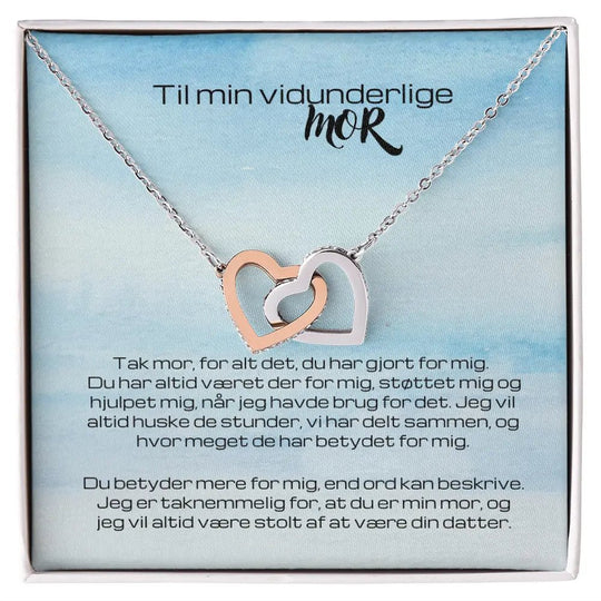 Mors dag halskæde, Kæde med to hjerter. 