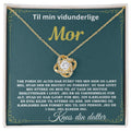 Mors dag halskæde belagt med guld. Gave til mor #afsender_datter