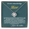 Mors dag halskæde i rustfri stål. Unik personlig gave #afsender_datter