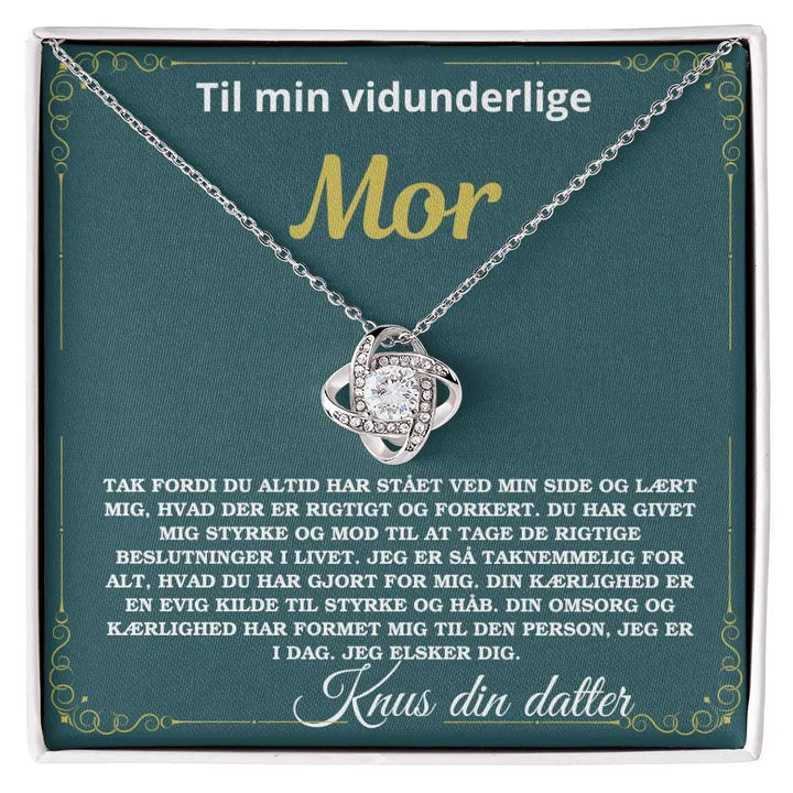 Mors dag halskæde i rustfri stål. Unik personlig gave #afsender_datter