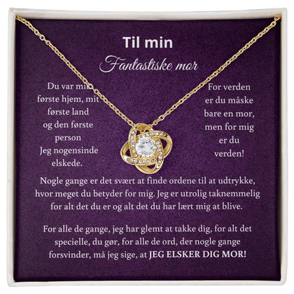 Personlig Gave til mor - Mors dag , Fødselsdag Guldvedhæng