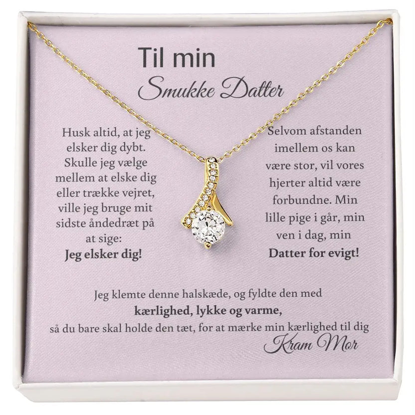 Alluring Beauty Rustfri stål, belagt med Guld. Engeldesign. Gave til min datter