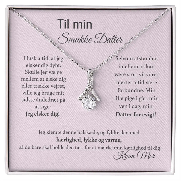Alluring Beauty Rustfri stål, Engeldesign. Gave til min datter