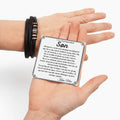 Armbånd til søn fra mor i standard gaveæske #afsender_mor