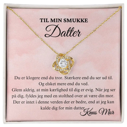 Gave til datter, Gave til hende fra mor. Guldbelagt #afsender_mor
