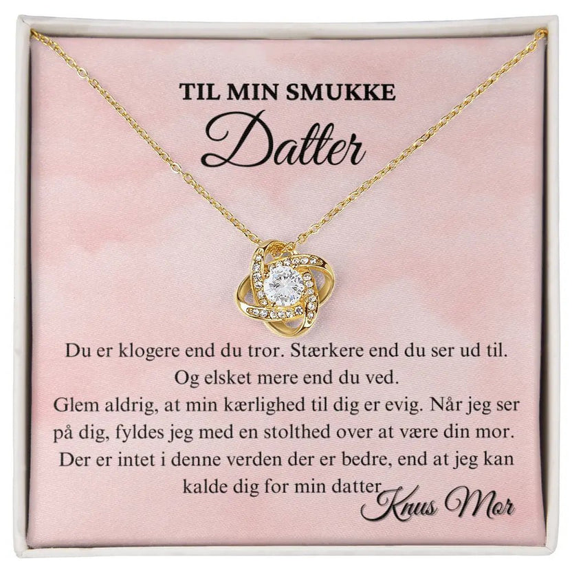 Gave til datter, Gave til hende fra mor. Guldbelagt #afsender_mor