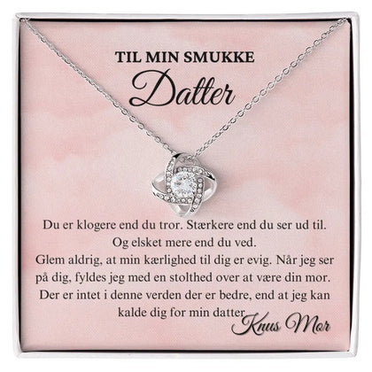 Gave til datter, Gave til hende fra mor. Rustfri stål #afsender_mor