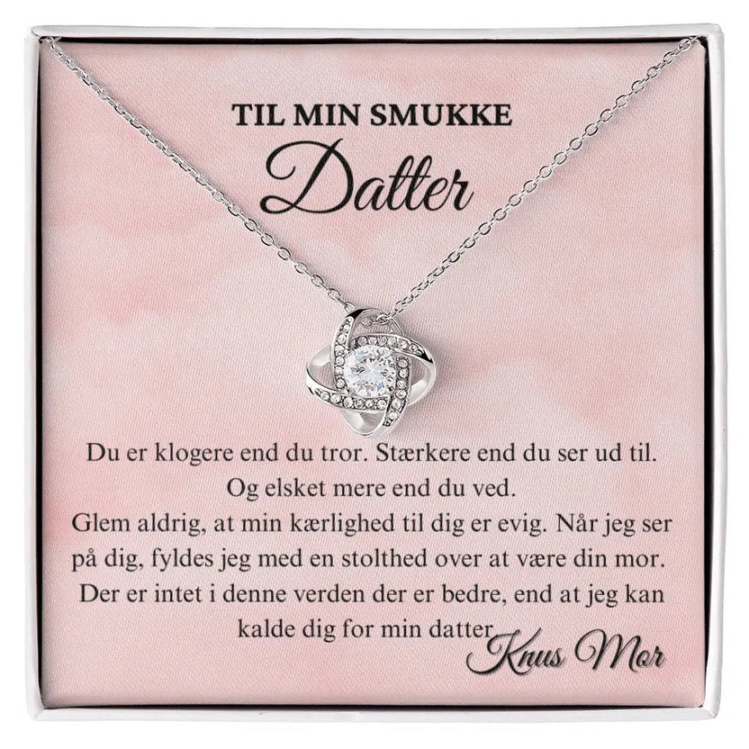 Gave til datter, Gave til hende fra mor. Rustfri stål #afsender_mor