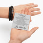 Love You Forever armbånd til mand i standard gaveæske