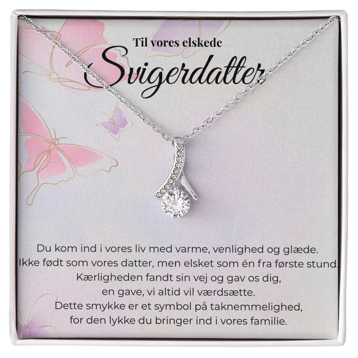 Gave til svigerdatter fra svigerforældre med rørende budskab