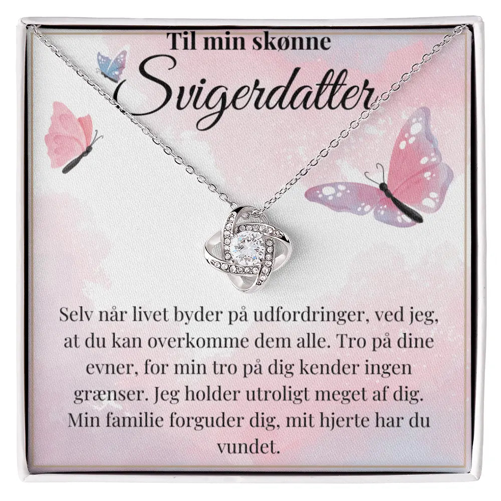gave til svigerdatter fra svigermor og svigerfar med cubic zirconia smykke
