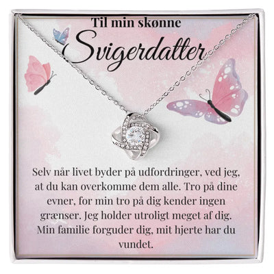 gave til svigerdatter fra svigermor og svigerfar med cubic zirconia smykke