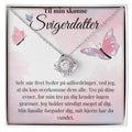 gave til svigerdatter fra svigermor og svigerfar med cubic zirconia smykke