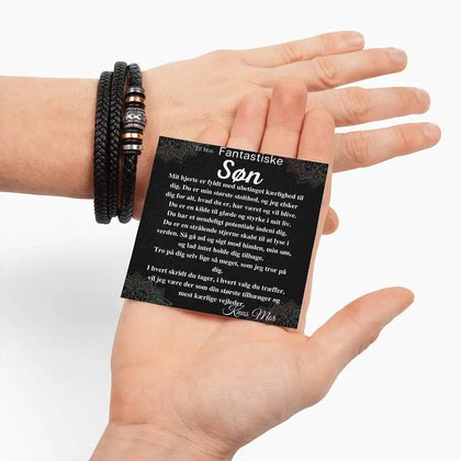 Armbånd til søn fra mor i standard gaveæske #afsender_mor