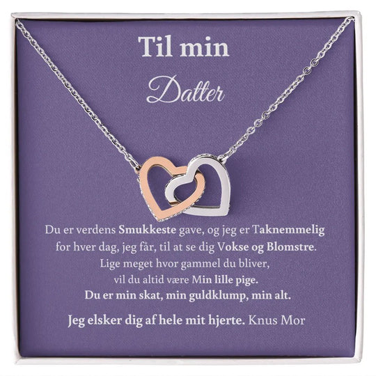 Personlig gave til datter - Mor - datter smykke der symbolisere jeres unikke bånd