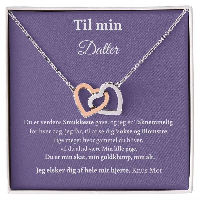 Personlig gave til datter - Mor - datter smykke der symbolisere jeres unikke bånd
