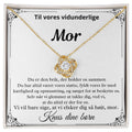 Personlig halskæde til mor i 18k guld belagt rustfrit stål fra børn, God til mors dag