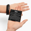 Armbånd til søn fra far i standard gaveæske #afsender_far