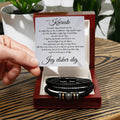 Love You Forever armbånd til kæreste i LED gaveæske
