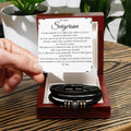 Love You Forever armbånd til svigersøn i LED gaveæske